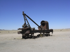 Cementerio de Trenes Uyuni - Bolivien